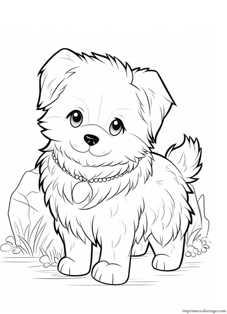 Coloriage chien chjiot - dessin gratuit &agrave; imprimer