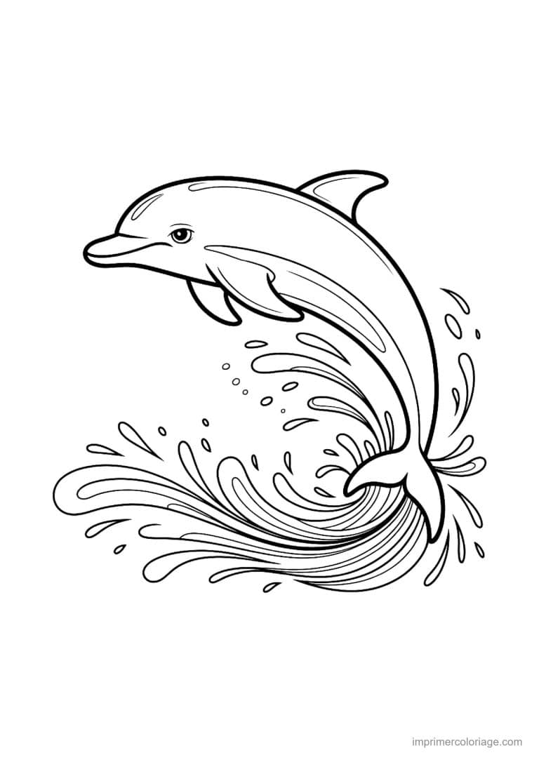 coloriage dauphin mandala 02 - dessin gratuit &agrave; imprimer