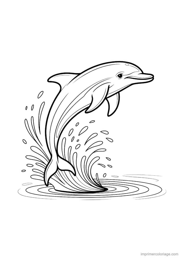 coloriage dauphin mandala 04 - dessin gratuit &agrave; imprimer