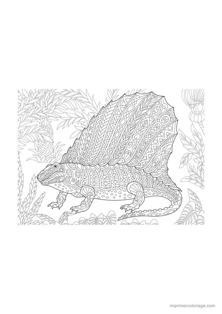 coloriage dinosaure mandala 04 à imprimer coloriage dinosaure mandala 04 - dessin gratuit à imprimer