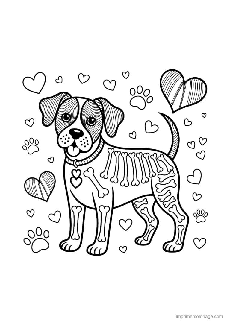 coloriage mandala chien jack russell - dessin gratuit &agrave; imprimer