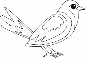 Coloriage d’hirondelle