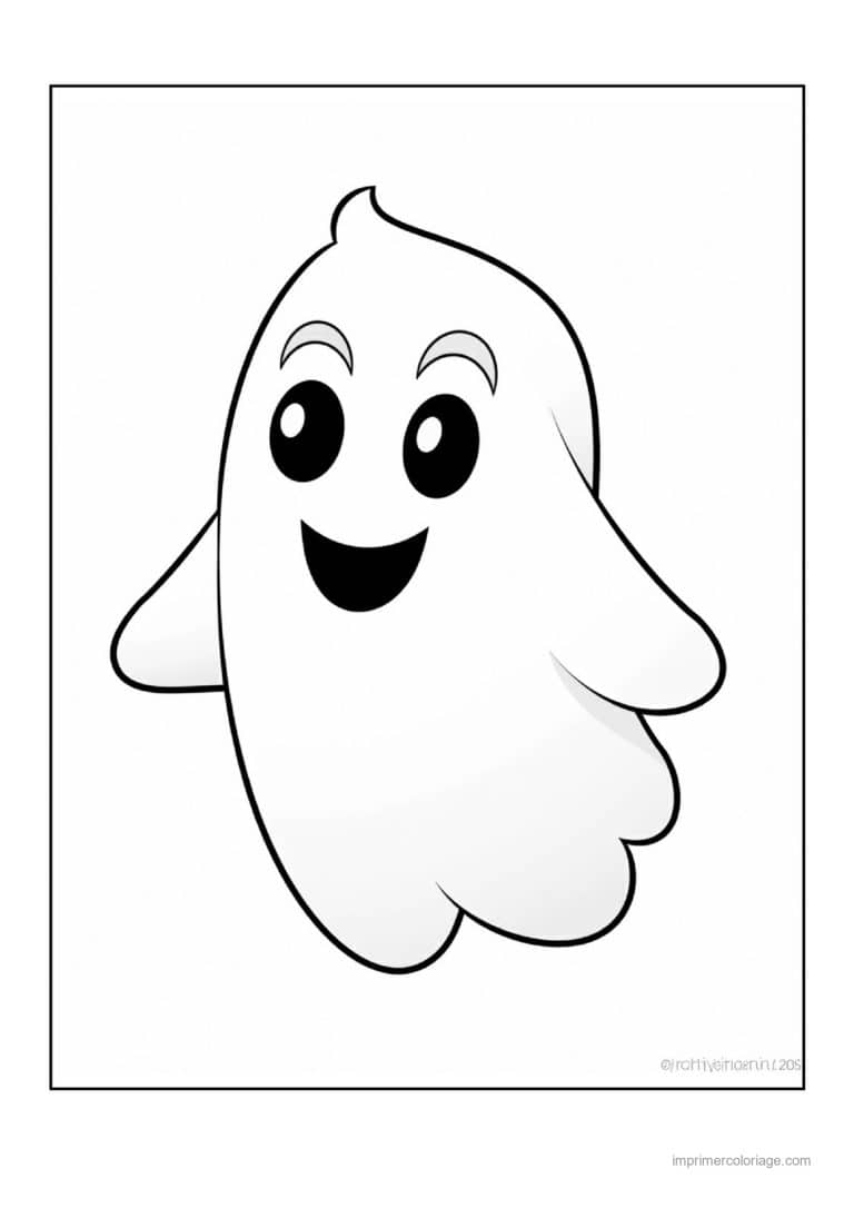 coloriage fantome 02 à imprimer coloriage fantome 02 - dessin gratuit à imprimer