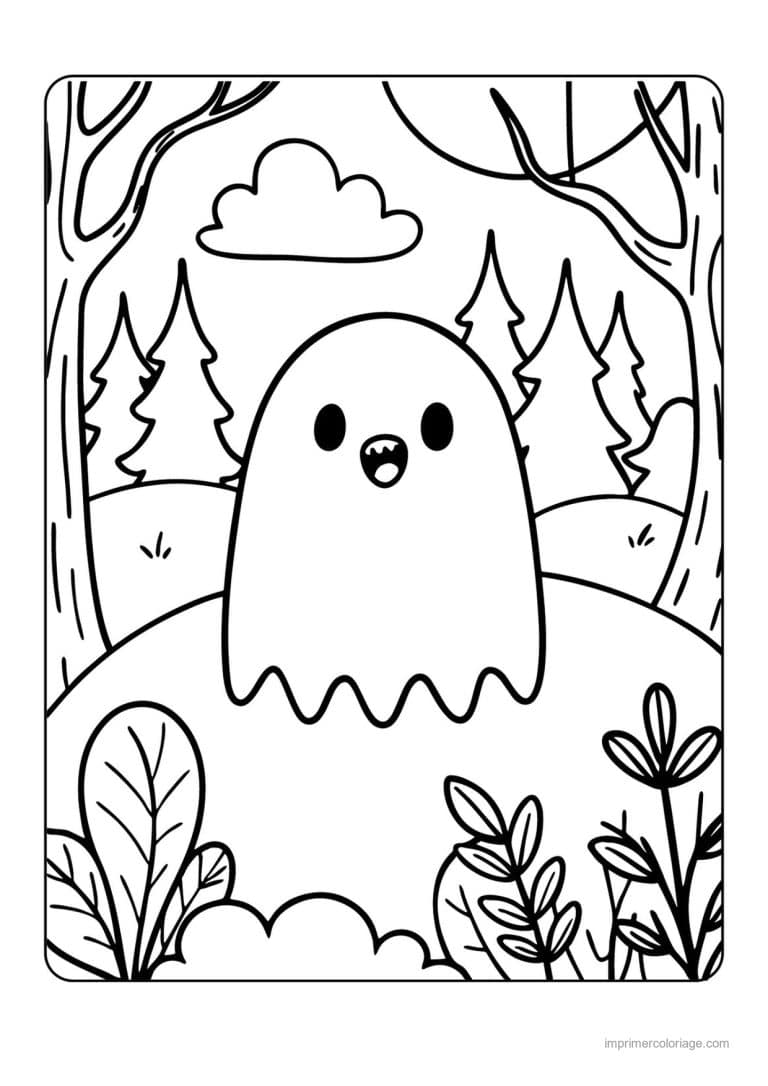 coloriage fantome 07 à imprimer coloriage fantome 07 - dessin gratuit à imprimer