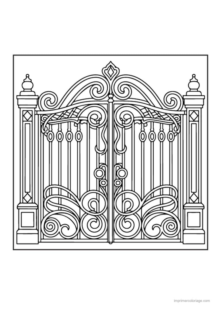coloriage halloween vitrail 02 - dessin gratuit &agrave; imprimer