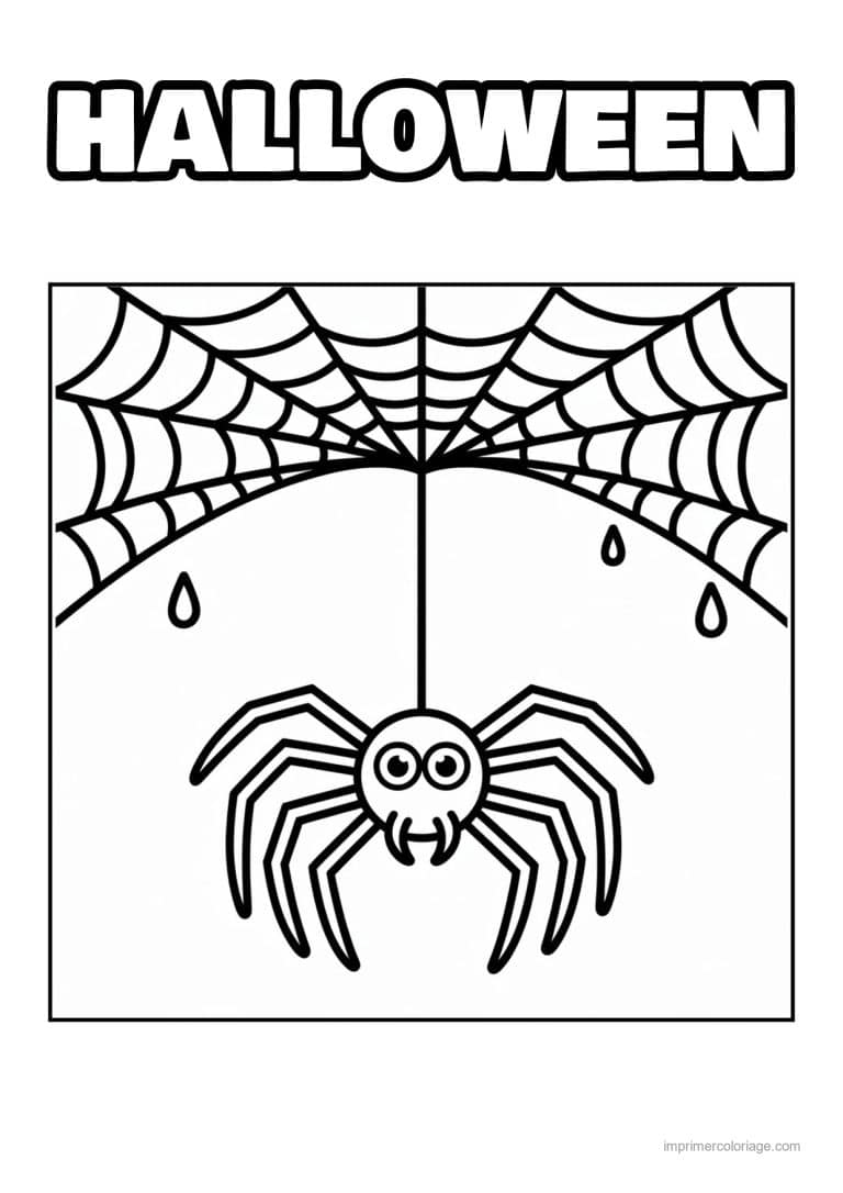 coloriage objets halloween 08 - dessin gratuit &agrave; imprimer