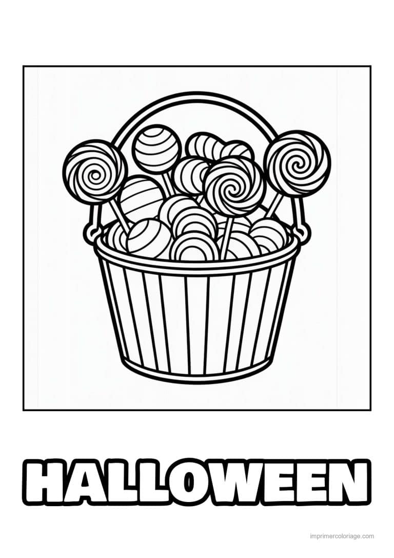 coloriage objets halloween 23 - dessin gratuit &agrave; imprimer