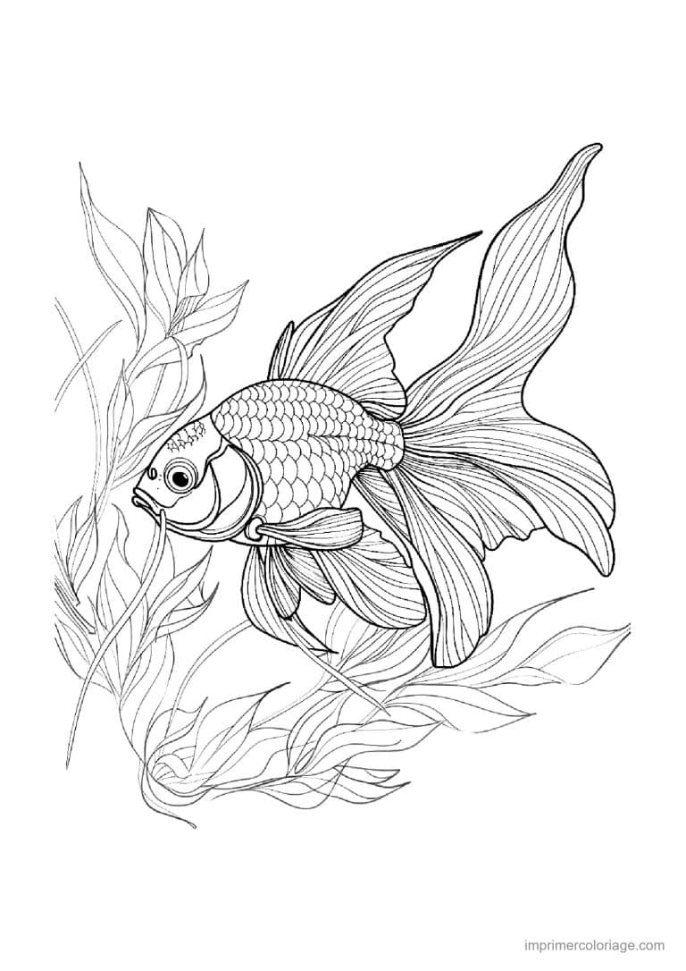 coloriage poisson mandala 15 - dessin gratuit &agrave; imprimer