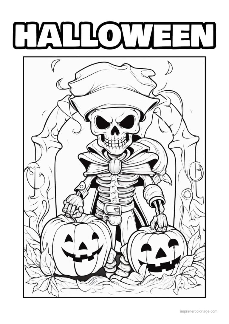 coloriage squelette squelette en armure 26 - dessin gratuit &agrave; imprimer