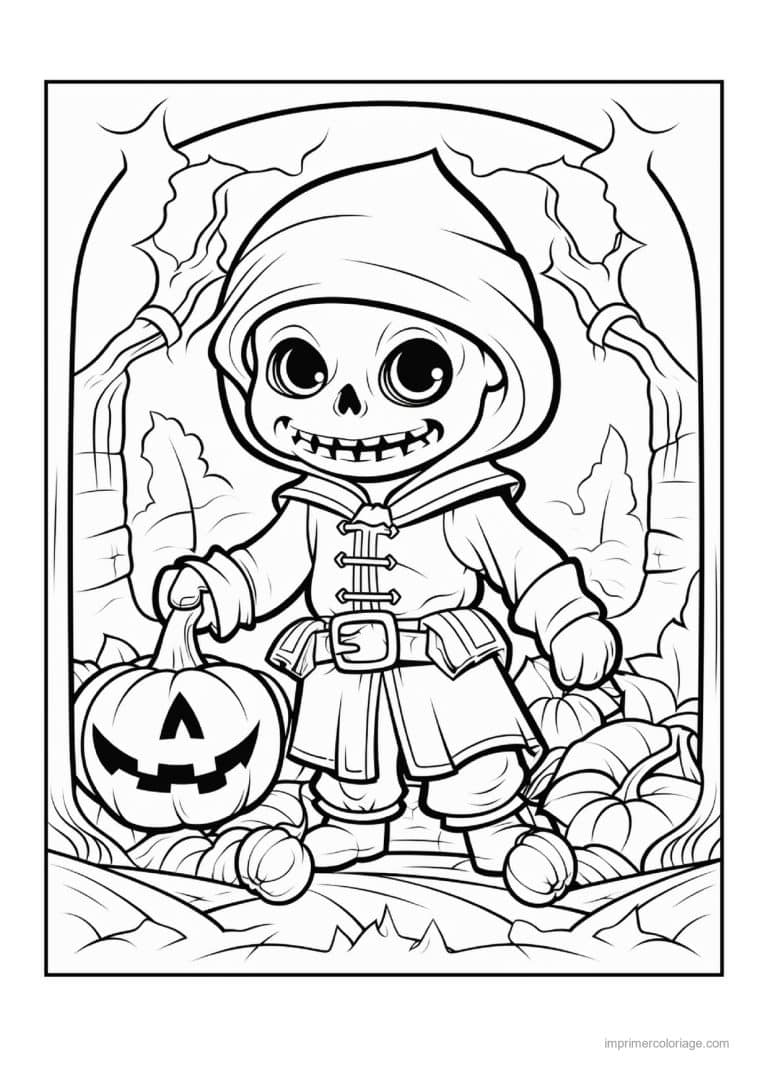 coloriage squelette squelette en armure 28 - dessin gratuit &agrave; imprimer
