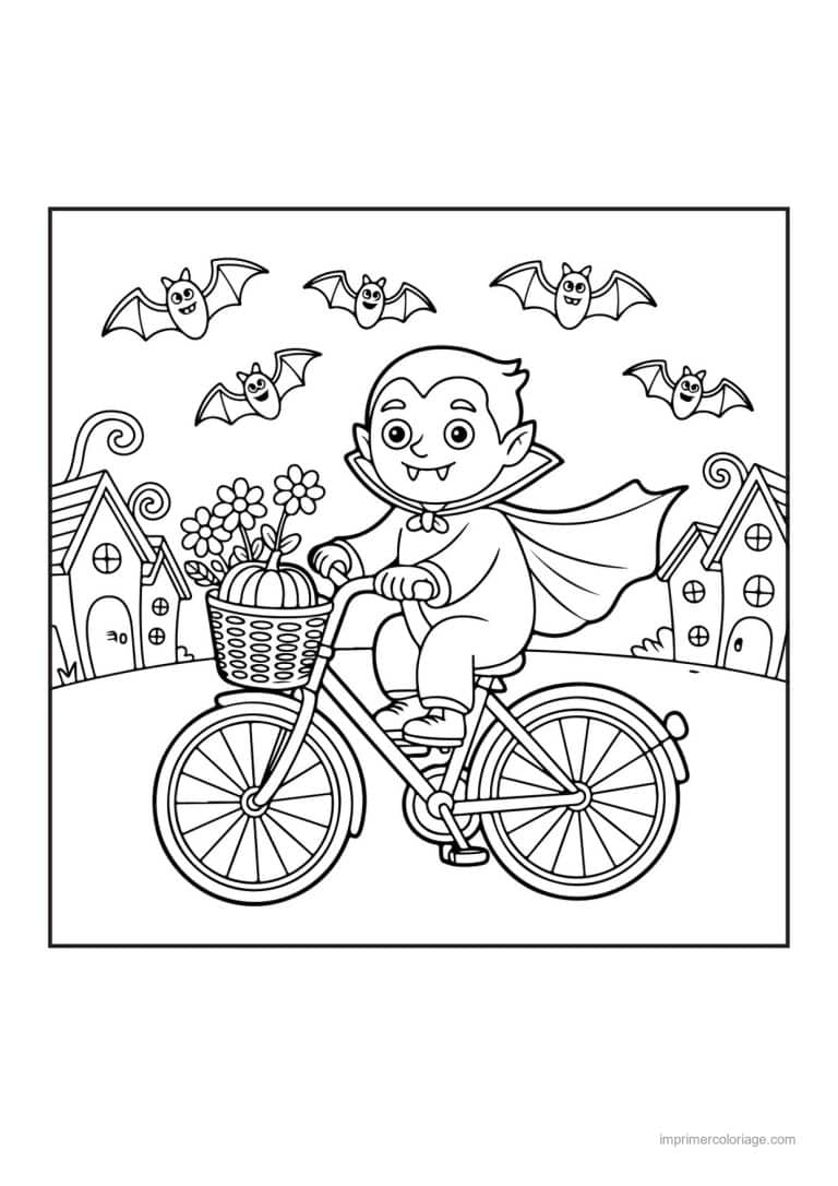 coloriage vampire 14 - dessin gratuit &agrave; imprimer