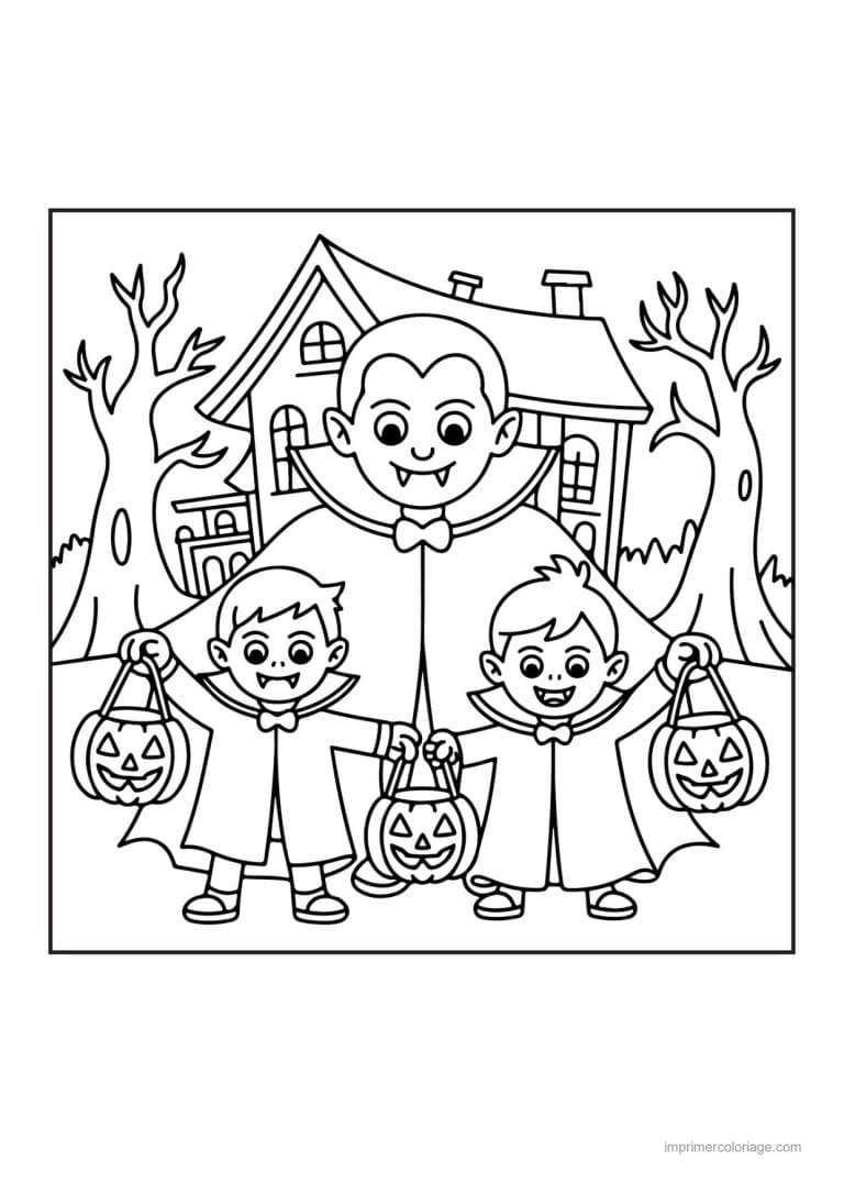 coloriage vampire 24 - dessin gratuit &agrave; imprimer