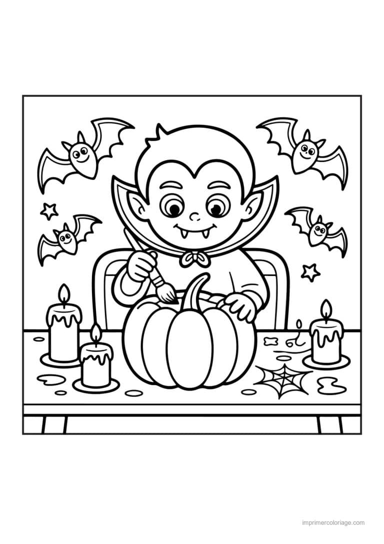 coloriage vampire 26 - dessin gratuit &agrave; imprimer
