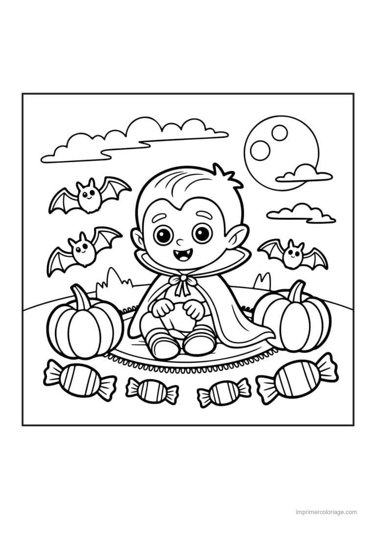 coloriage vampire 27 - dessin gratuit &agrave; imprimer