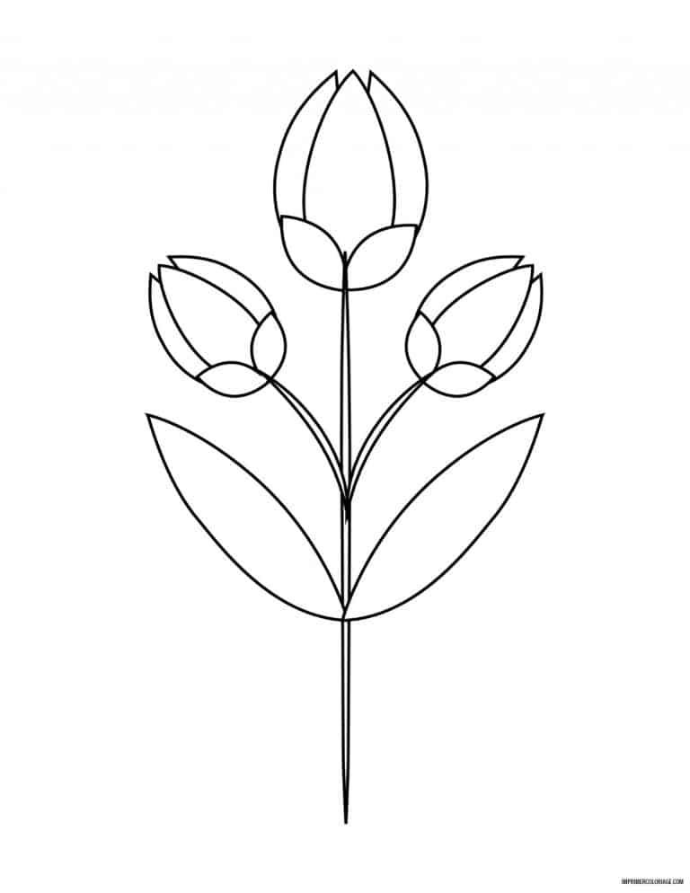 coloriage de fleur 15 - dessin gratuit &agrave; imprimer