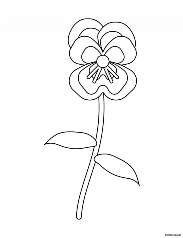 coloriage de fleur 16 - dessin gratuit &agrave; imprimer
