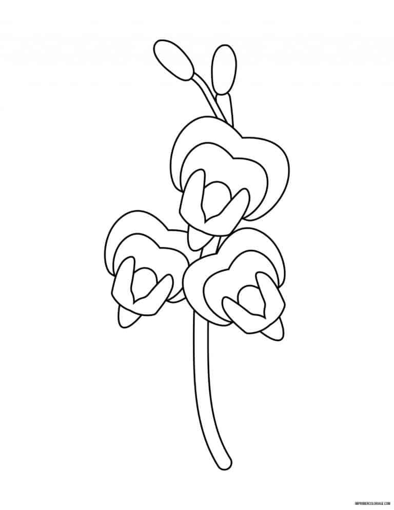 coloriage de fleur 24 - dessin gratuit &agrave; imprimer