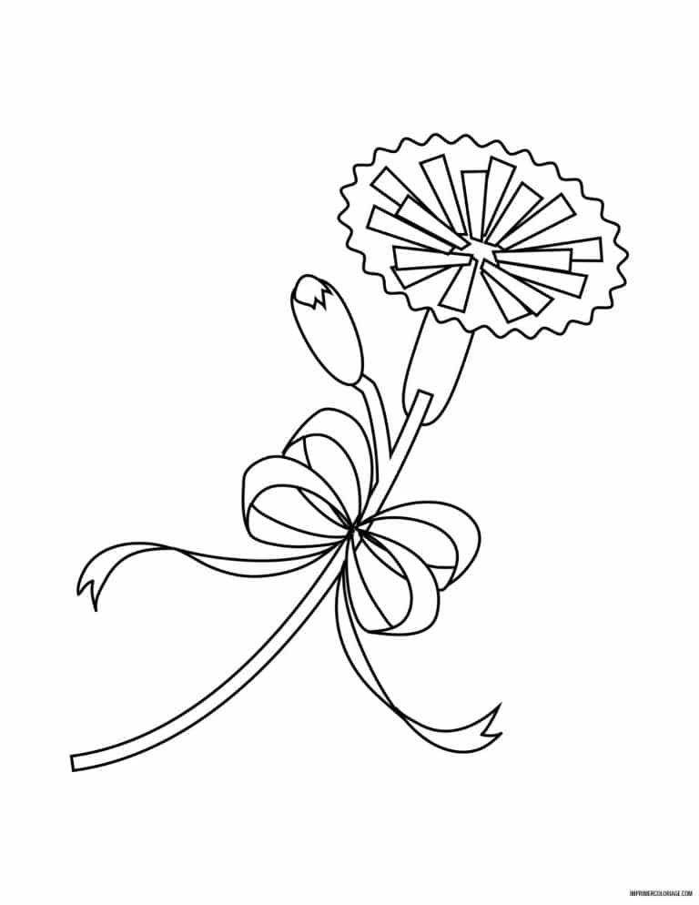 coloriage de fleur 32 - dessin gratuit &agrave; imprimer