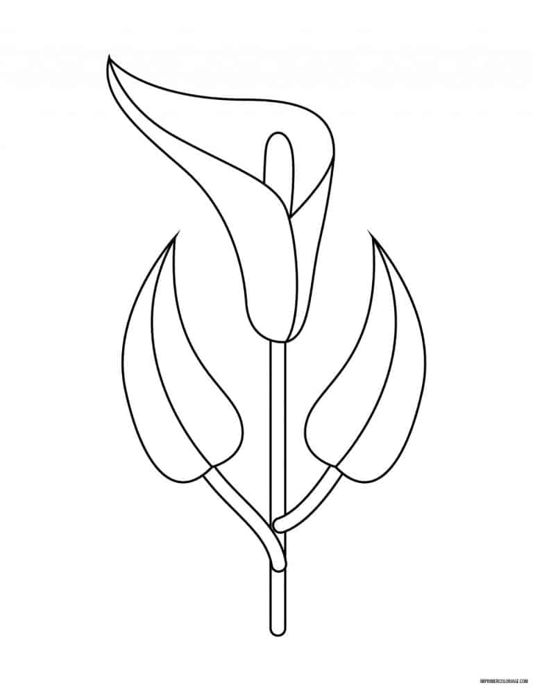 coloriage de fleur 44 - dessin gratuit &agrave; imprimer