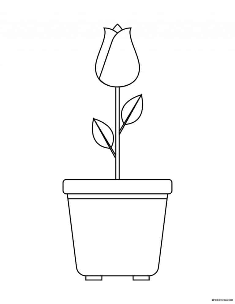 coloriage de fleur 7 - dessin gratuit &agrave; imprimer