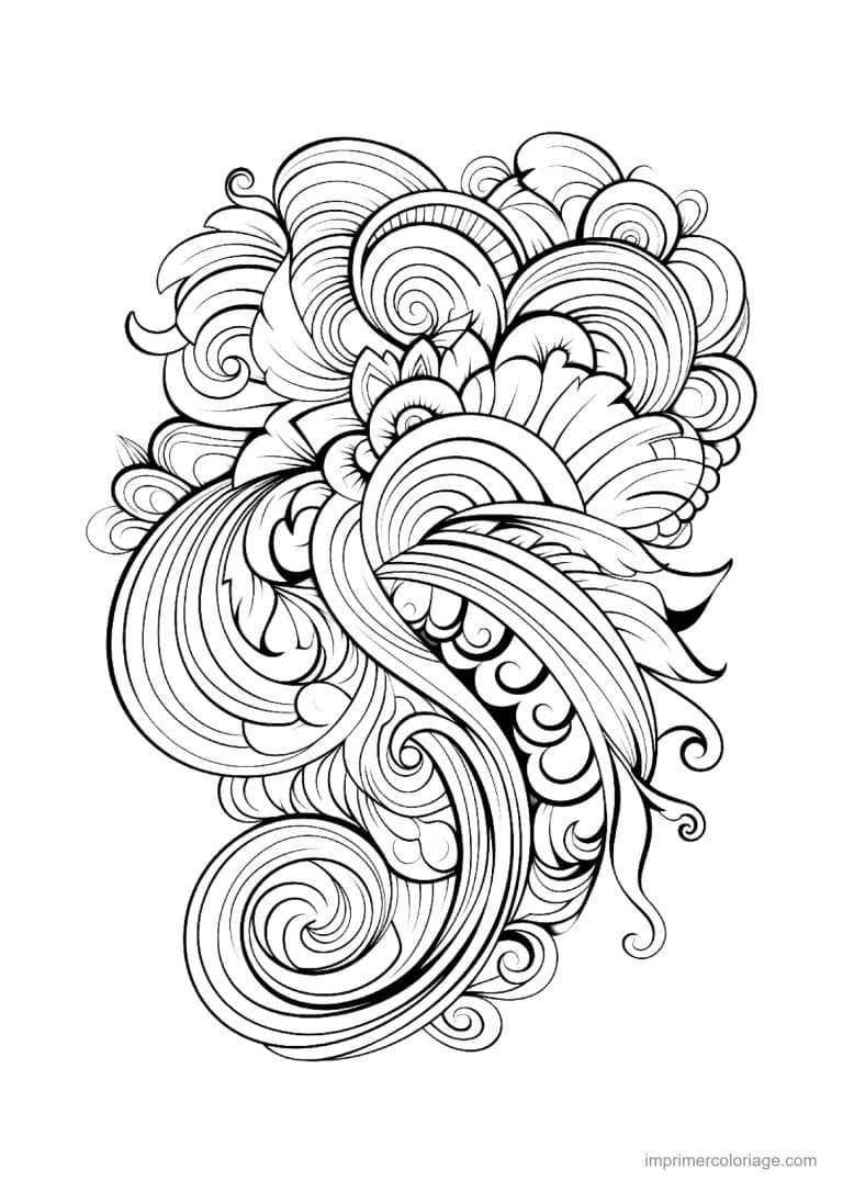coloriage dragon mandala 08 - dessin gratuit &agrave; imprimer