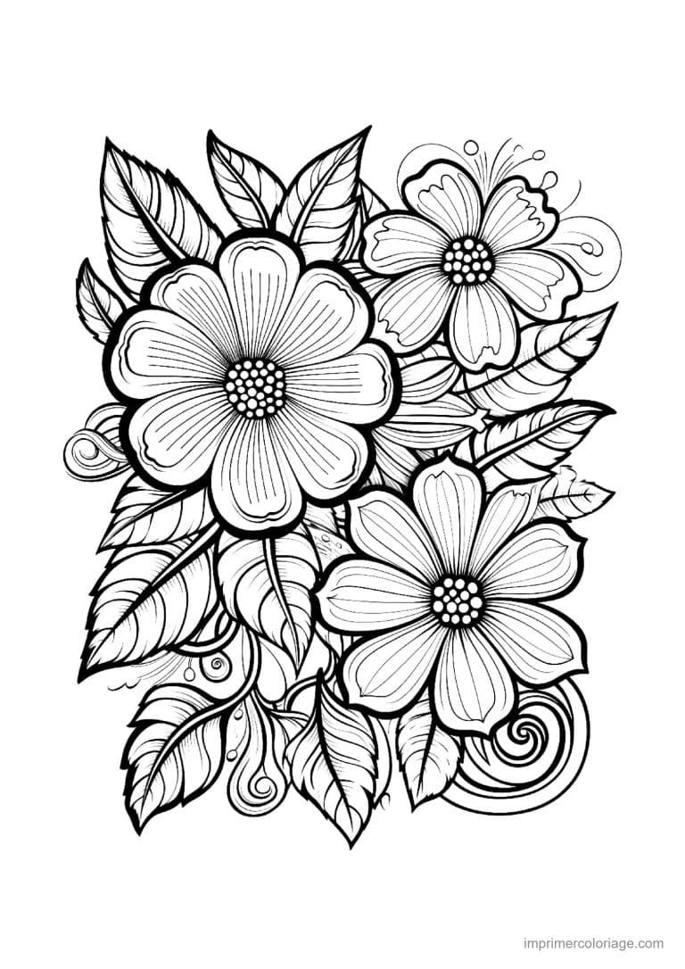 coloriage fleur mandala 05 - dessin gratuit &agrave; imprimer