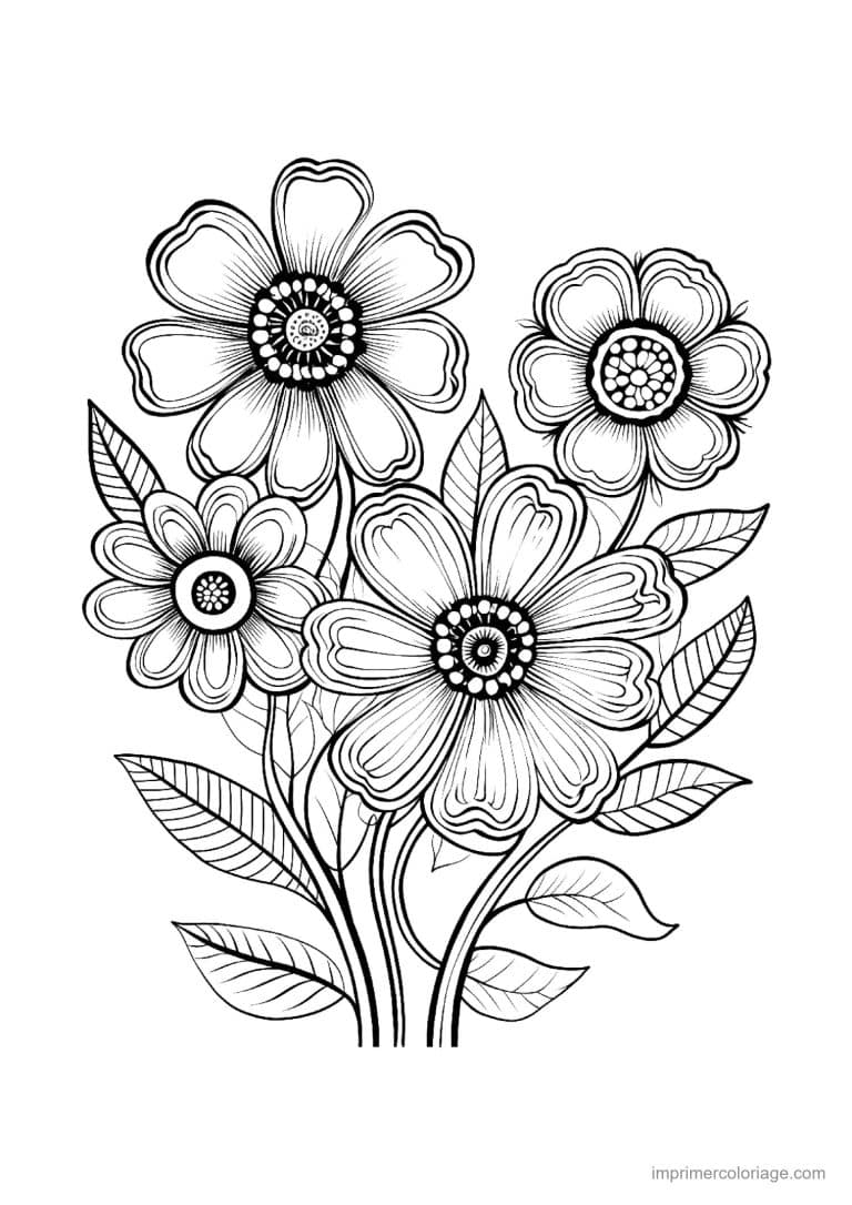 coloriage fleur mandala 07 - dessin gratuit &agrave; imprimer