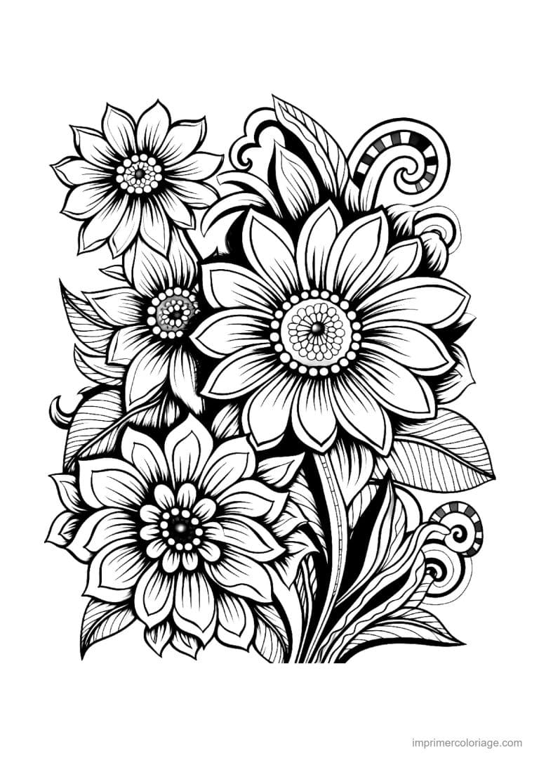 coloriage fleur mandala 11 - dessin gratuit &agrave; imprimer