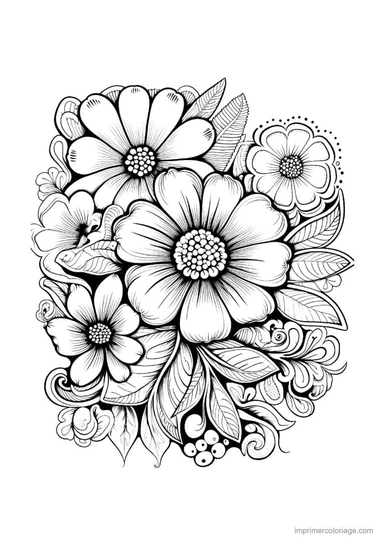 coloriage fleur mandala 29 - dessin gratuit &agrave; imprimer