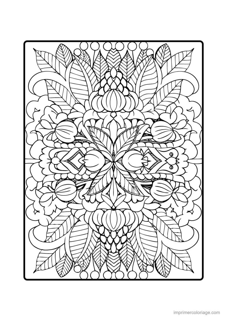 coloriage papillon mandala 06 - dessin gratuit &agrave; imprimer