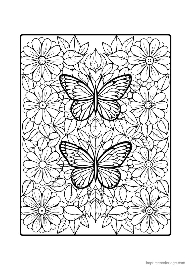 coloriage papillon mandala 14 - dessin gratuit &agrave; imprimer