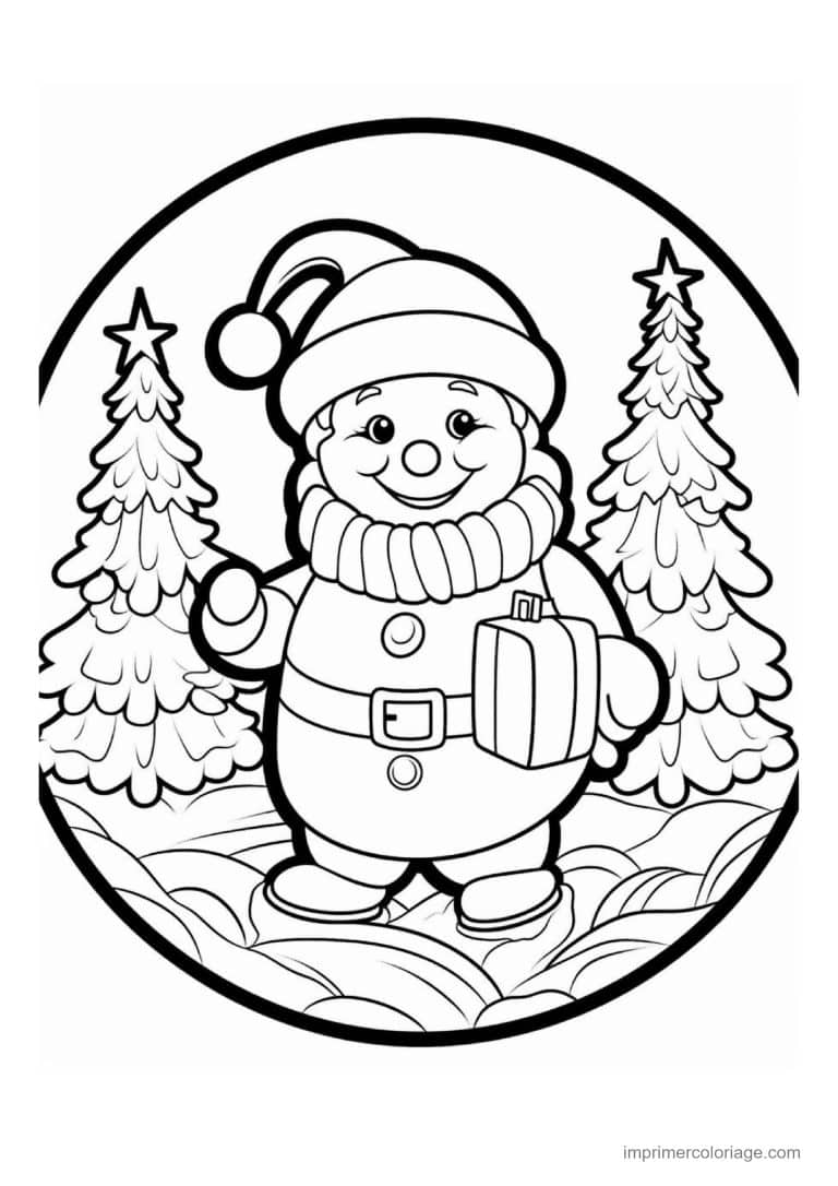 coloriage pere noel 29 - dessin gratuit &agrave; imprimer