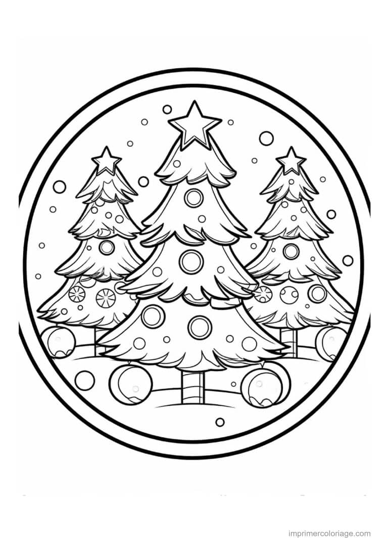 coloriage sapin de noel 41 - dessin gratuit &agrave; imprimer