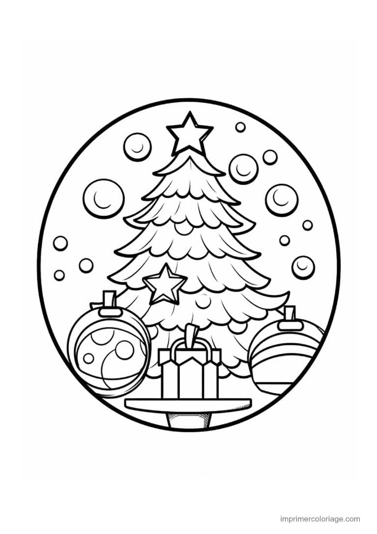 coloriage sapin de noel 57 - dessin gratuit &agrave; imprimer