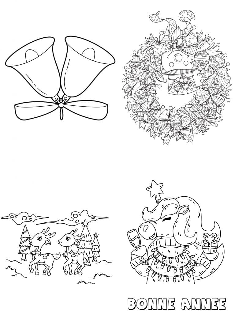 carte bonne annee à imprimer carte bonne annee - dessin gratuit à imprimer