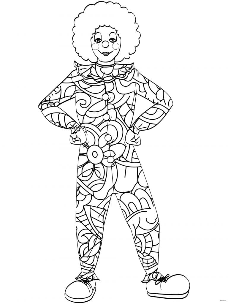 coloriage arlequin 2 à imprimer coloriage arlequin 2 - dessin gratuit à imprimer