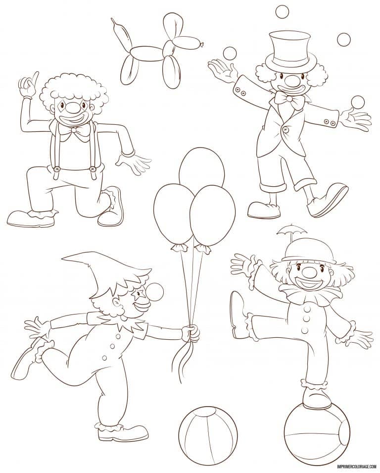 coloriage carnaval 10 - dessin gratuit &agrave; imprimer