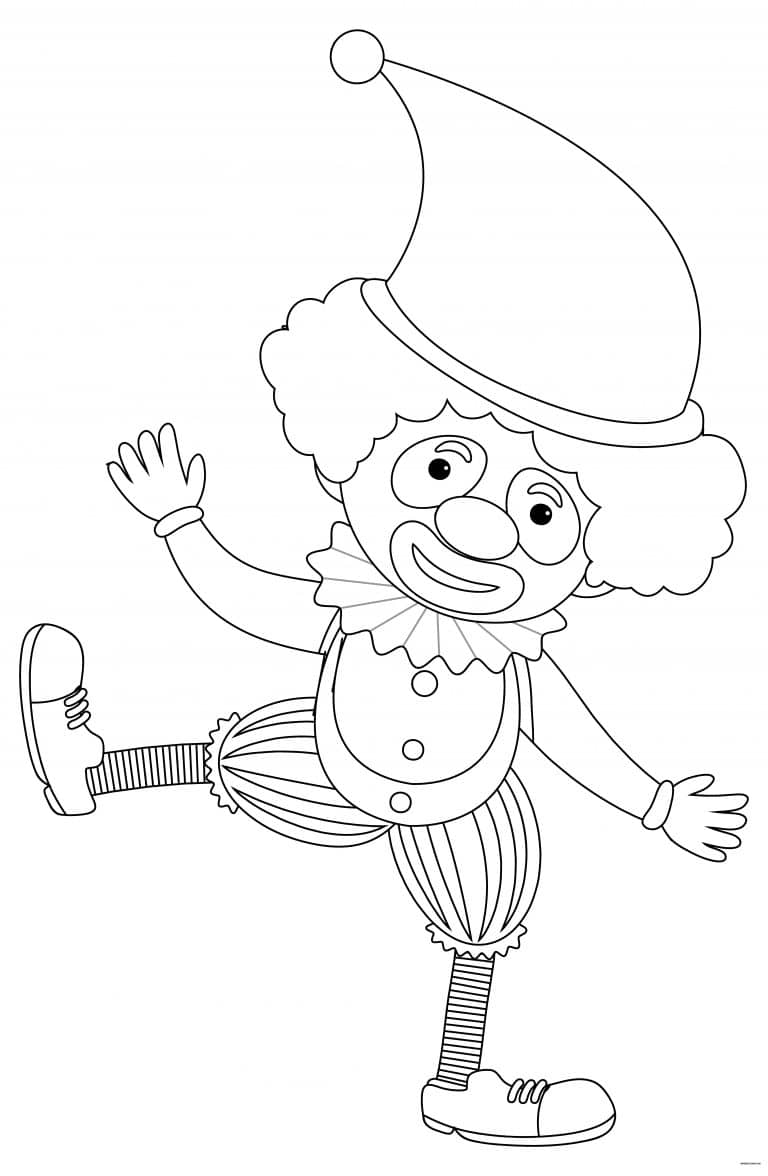 coloriage carnaval 4 - dessin gratuit &agrave; imprimer