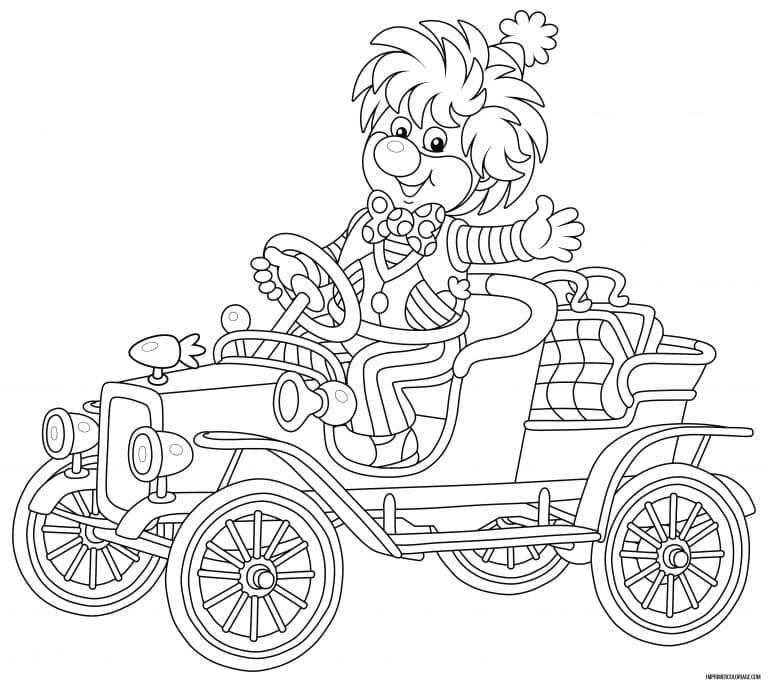 coloriage clown 11 à imprimer coloriage clown 11 - dessin gratuit à imprimer