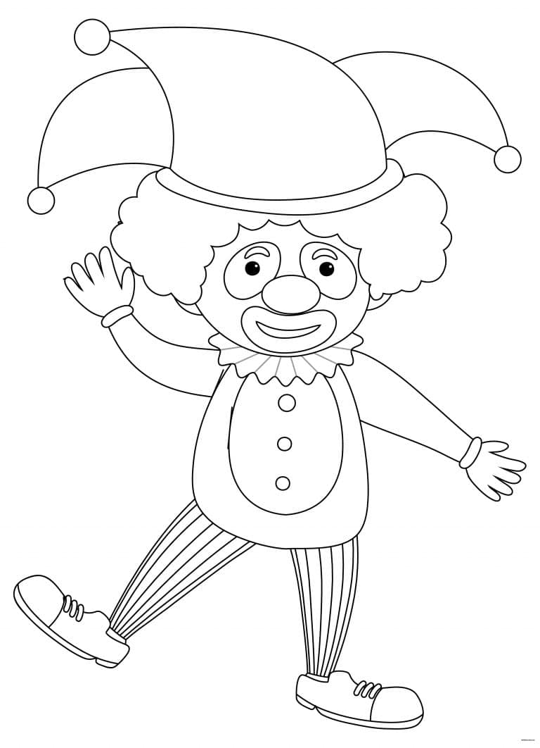 coloriage clown 3 à imprimer coloriage clown 3 - dessin gratuit à imprimer