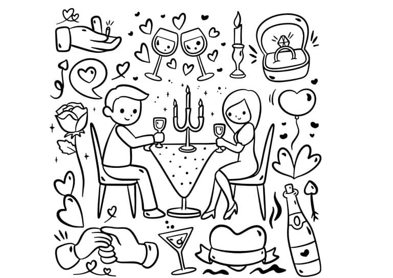 Coloriage cupidon St Valentin Coloriage cupidon St Valentin | A imprimer