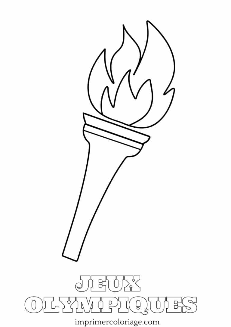 Coloriage flamme olympique maternelle Coloriage flamme olympique maternelle | Jeux Olympiques