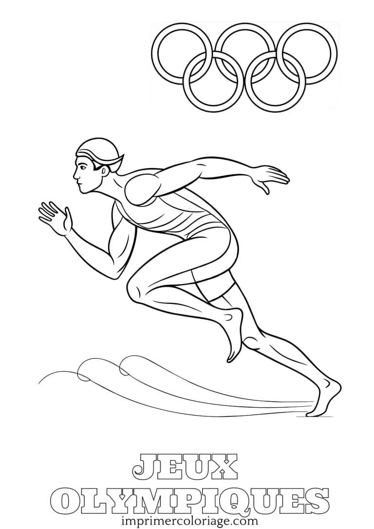 Coloriage sport olympique : athlétisme Coloriage sport olympique : athlétisme à imprimer