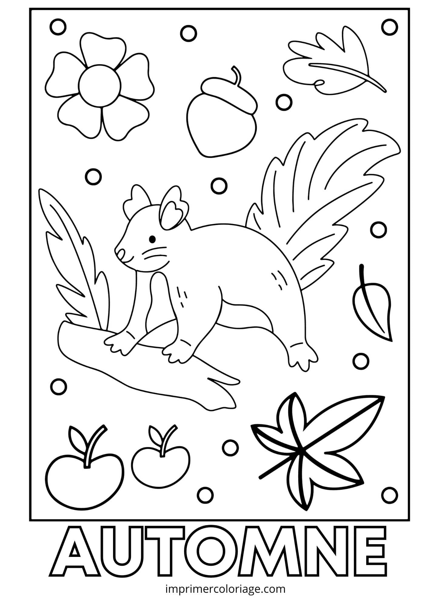 Coloriage De L automne Imprimer 28 Dessins Gratuits