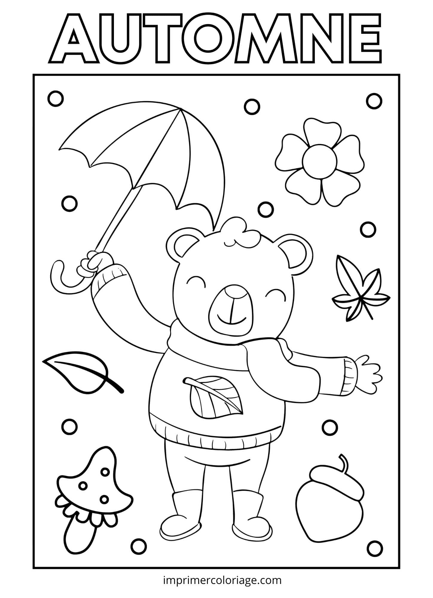 Coloriage De L automne Imprimer 28 Dessins Gratuits