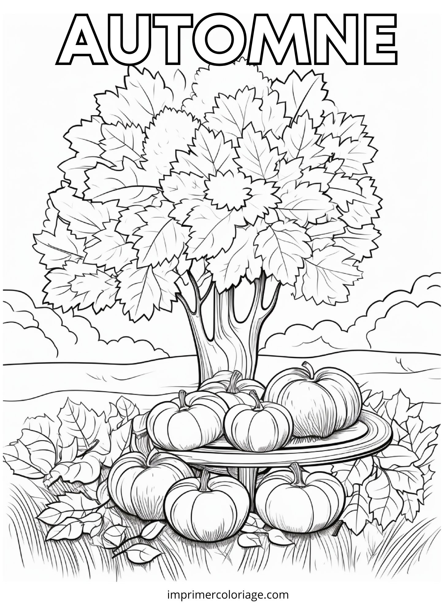 Coloriage De L automne Imprimer 28 Dessins Gratuits