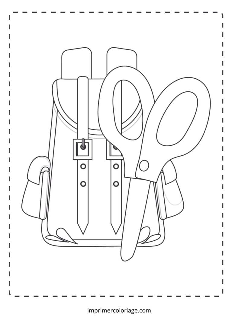 Coloriage rentr&eacute;e scolaire des classes | Dessin gratuit &agrave; imprimer