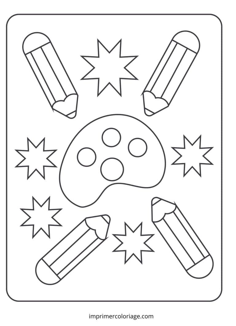 Coloriage de rentr&eacute;e scolaire | Dessin gratuit &agrave; imprimer