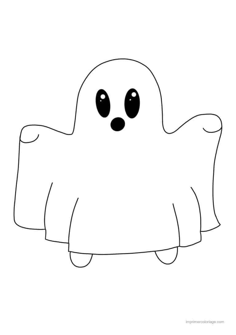 coloriage cute halloween 05 - dessin gratuit &agrave; imprimer