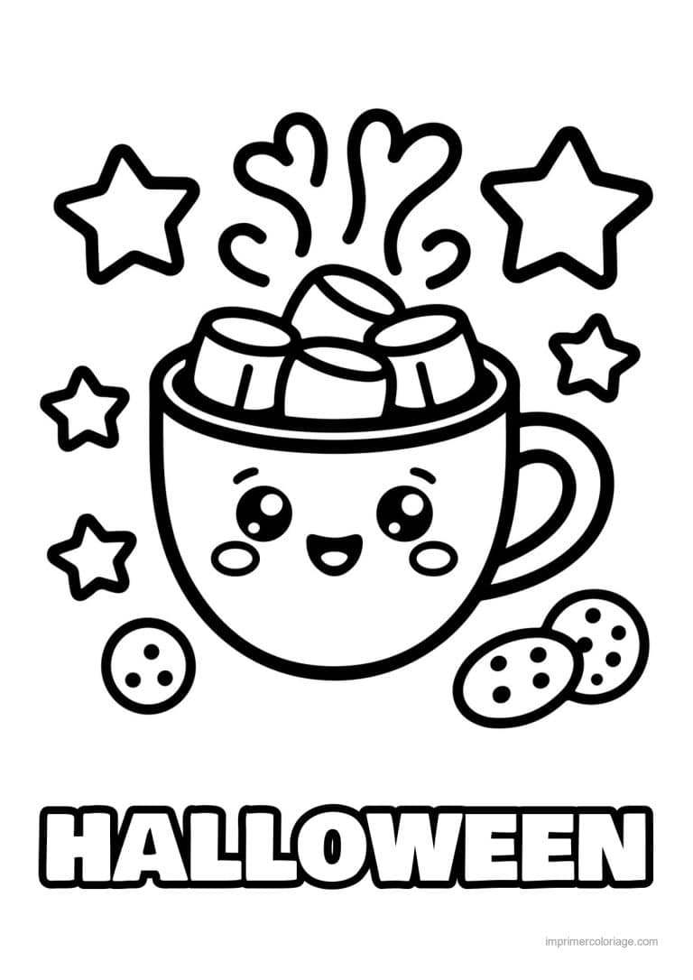 coloriage cute halloween 07 - dessin gratuit &agrave; imprimer